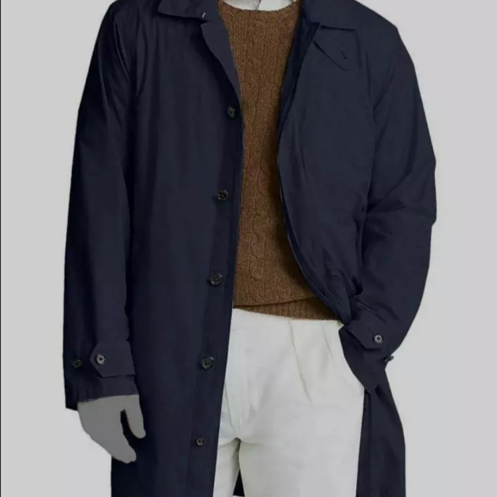 NWT: Polo Ralph Lauren Packable Walking Coat, L, Navy Blue